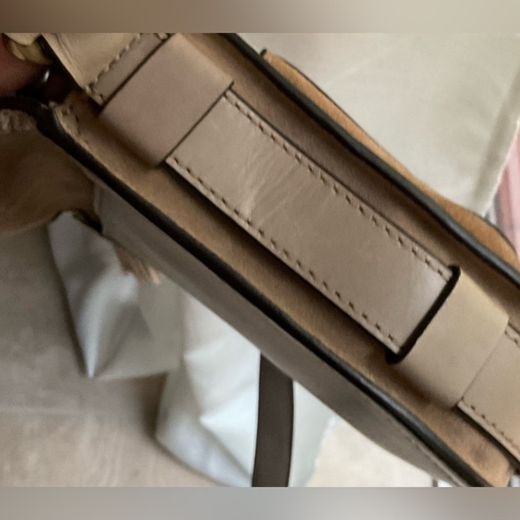 Michael Kors Crossbody Dunn Suede Saddle bag - Picture 10 of 13